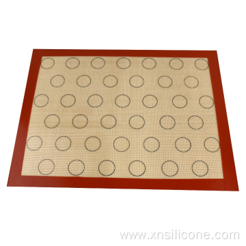 Non-stick reusable heat resistant silicone backing mats